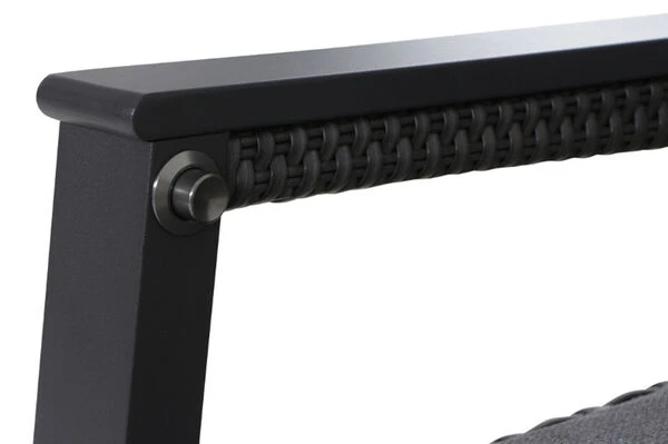 SIENA GARDEN Tirana/Solea Dining Set, Anthrazit/blau, Alu/Gardino®-Geflecht/Keramik, 205-265 X 103 X 76 Cm, Inkl. 6 Diningsessel, Stufenlos Verstellbar 8 SIENA GARDEN Tirana/Solea Dining Set, Anthrazit/blau, Alu/Gardino®-Geflecht/Keramik, 205-265 X 103 X 76 Cm, Inkl. 6 Diningsessel, Stufenlos Verstellbar – Bild 8