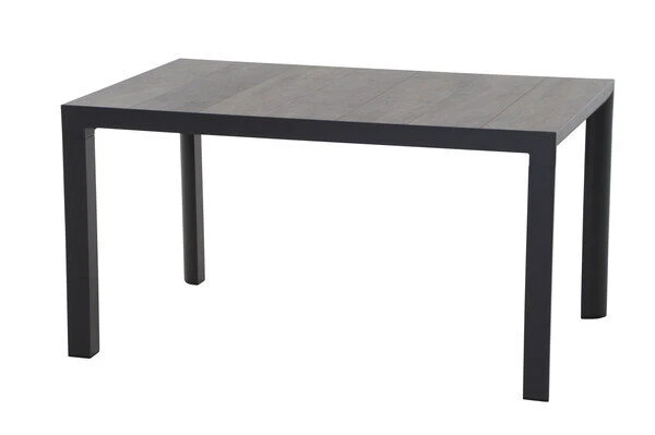 SIENA GARDEN Silva/Velia Dining Set, Anthrazit/grau, Alu/Ranotex®-Gewebe/Keramik, 140 X 90cm, Inkl. 4 Diningsessel 3 SIENA GARDEN Silva/Velia Dining Set, Anthrazit/grau, Alu/Ranotex®-Gewebe/Keramik, 140 X 90cm, Inkl. 4 Diningsessel – Bild 3