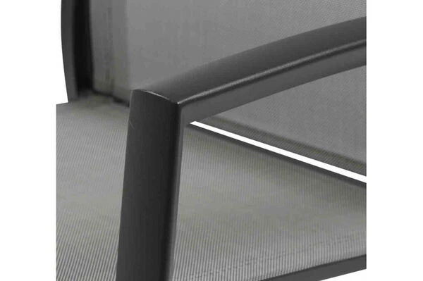 SIENA GARDEN Silva/Velia Dining Set, Anthrazit/grau, Alu/Ranotex®-Gewebe/Keramik, 140 X 90cm, Inkl. 4 Diningsessel 6 SIENA GARDEN Silva/Velia Dining Set, Anthrazit/grau, Alu/Ranotex®-Gewebe/Keramik, 140 X 90cm, Inkl. 4 Diningsessel – Bild 6