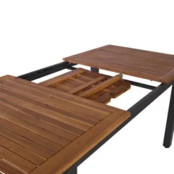 VILLANA Esstischgarnitur, Anthrazit/grau, Alu/ FSC-Akazienholz, Ausziehtisch 150/200 Cm, 6 Stapelstühle 31 VILLANA Esstischgarnitur, Anthrazit/grau, Alu/ FSC-Akazienholz, Ausziehtisch 150/200 Cm, 6 Stapelstühle -Günstiges Garten Perle Geschäft 23910 04.jpg