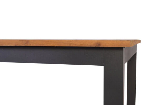 VILLANA Esstischgarnitur, Anthrazit/grau, Alu/ FSC-Akazienholz, Ausziehtisch 150/200 Cm, 6 Stapelstühle 16 VILLANA Esstischgarnitur, Anthrazit/grau, Alu/ FSC-Akazienholz, Ausziehtisch 150/200 Cm, 6 Stapelstühle – Bild 16