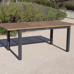 VILLANA Esstischgarnitur, Anthrazit/grau, Alu/ FSC-Akazienholz, Ausziehtisch 150/200 Cm, 6 Stapelstühle 22 VILLANA Esstischgarnitur, Anthrazit/grau, Alu/ FSC-Akazienholz, Ausziehtisch 150/200 Cm, 6 Stapelstühle -Günstiges Garten Perle Geschäft 23910 12.jpg