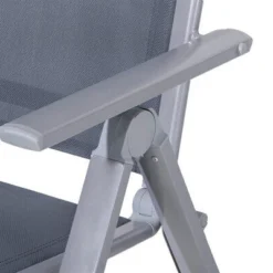 KETTLER Cubic Esstischgarnitur, Silber/anthrazit/grau, Alu/Textilene, Tisch 160x90 Cm, 4 Stapelsessel, 2 Multipo 16 KETTLER Cubic Esstischgarnitur, Silber/anthrazit/grau, Alu/Textilene, Tisch 160x90 Cm, 4 Stapelsessel, 2 Multipo -Günstiges Garten Perle Geschäft 28710 8.jpg