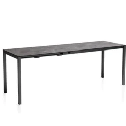 KETTLER Cubic/Basic Plus Padded Esstischgarnitur, Anthrazit, Alu/HPL/Textilene, 140/210x70 Cm, 4 Stapelsessel 11 KETTLER Cubic/Basic Plus Padded Esstischgarnitur, Anthrazit, Alu/HPL/Textilene, 140/210x70 Cm, 4 Stapelsessel -Günstiges Garten Perle Geschäft 28840 03.jpg