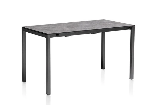 KETTLER Cubic/Basic Plus Padded Esstischgarnitur, Anthrazit, Alu/HPL/Textilene, 140/210x70 Cm, 4 Stapelsessel 9 KETTLER Cubic/Basic Plus Padded Esstischgarnitur, Anthrazit, Alu/HPL/Textilene, 140/210x70 Cm, 4 Stapelsessel – Bild 9