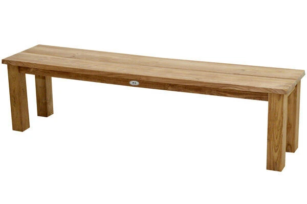 Dreisitzer Laredo Aus Gebürstetem Teakholz Von Ploß, 170x40 Cm 2 Dreisitzer Laredo Aus Gebürstetem Teakholz Von Ploß, 170x40 Cm – Bild 2