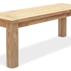 OUTFLEXX Sitzbank, Natur, Recyceltes SLVK-Teakholz, 130 X 40 X 45 Cm