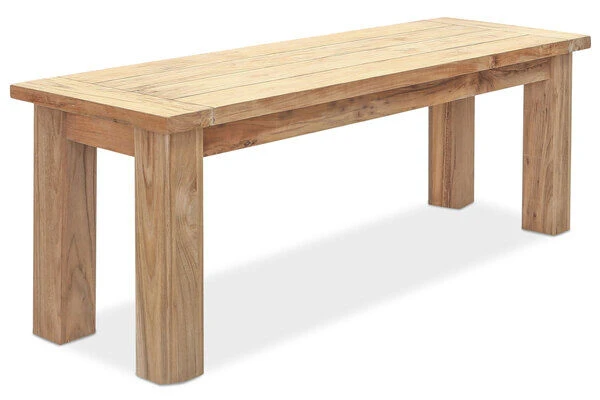 OUTFLEXX Sitzbank, Natur, Recyceltes SLVK-Teakholz, 130 X 40 X 45 Cm 1 OUTFLEXX Sitzbank, Natur, Recyceltes SLVK-Teakholz, 130 X 40 X 45 Cm