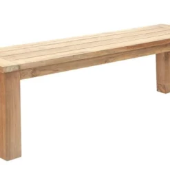 OUTFLEXX Sitzbank, Natur, Recyceltes SLVK-Teakholz, 150 X 40 X 45 Cm