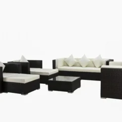 OUTFLEXX Loungemöbel-Set, Braun, Polyrattan, Für 9 Personen, Inkl. Kaffeetisch, Wasserfeste Kissenbox 9 OUTFLEXX Loungemöbel-Set, Braun, Polyrattan, Für 9 Personen, Inkl. Kaffeetisch, Wasserfeste Kissenbox -Günstiges Garten Perle Geschäft 2 1599 BOX B.jpg