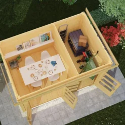 KARIBU Gartenhaus Schönbuch, Fichtenholz 38 Mm, Naturbelassen 5 KARIBU Gartenhaus Schönbuch, Fichtenholz 38 Mm, Naturbelassen -Günstiges Garten Perle Geschäft 2 18040 1.jpg