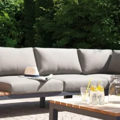 SONNENPARTNER Equila Loungegruppe, Anthrazit, Alu/Teakholz, 5 Personen, Inkl. Polster 10 SONNENPARTNER Equila Loungegruppe, Anthrazit, Alu/Teakholz, 5 Personen, Inkl. Polster -Günstiges Garten Perle Geschäft 2 18656.jpg
