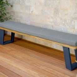 OUTFLEXX Bank, Dark Grey/natur, Alu/recycled FSC®-Teak, 240x100x45cm, Mit Baumkante -Günstiges Garten Perle Geschäft 2 20317.jpg