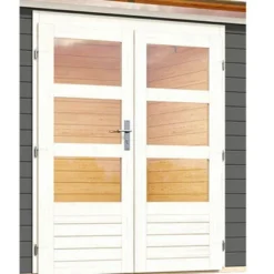 KARIBU Gartenhaus Kastorf 6, Terragrau, Fichtenholz 28mm, 305 X 274 X 222 Cm, Flachdach, Inkl. Oberlicht 10 KARIBU Gartenhaus Kastorf 6, Terragrau, Fichtenholz 28mm, 305 X 274 X 222 Cm, Flachdach, Inkl. Oberlicht -Günstiges Garten Perle Geschäft 30463 2 02.jpg