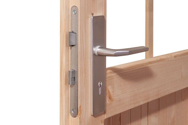 KARIBU Gartenhaus Kastorf 6, Terragrau, Fichtenholz 28mm, 305 X 274 X 222 Cm, Flachdach, Inkl. Oberlicht 3 KARIBU Gartenhaus Kastorf 6, Terragrau, Fichtenholz 28mm, 305 X 274 X 222 Cm, Flachdach, Inkl. Oberlicht – Bild 3