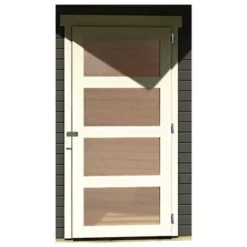 KARIBU Gartenhaus Schwandorf 5, Terragrau, Fichtenholz 19mm, 493 X 246 X 218 Cm, Flachdach, Anbau 2,4m Mit Rückwand 11 KARIBU Gartenhaus Schwandorf 5, Terragrau, Fichtenholz 19mm, 493 X 246 X 218 Cm, Flachdach, Anbau 2,4m Mit Rückwand -Günstiges Garten Perle Geschäft 30549 4 02.jpg