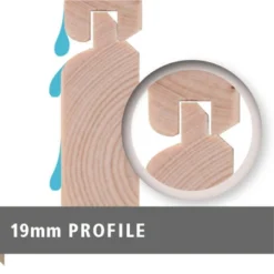 KARIBU Gartenhaus Schwandorf 5, Terragrau, Fichtenholz 19mm, 493 X 246 X 218 Cm, Flachdach, Anbau 2,4m Mit Rückwand 17 KARIBU Gartenhaus Schwandorf 5, Terragrau, Fichtenholz 19mm, 493 X 246 X 218 Cm, Flachdach, Anbau 2,4m Mit Rückwand -Günstiges Garten Perle Geschäft 30549 4 08.jpg