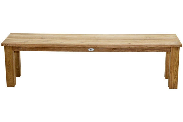 Dreisitzer Laredo Aus Gebürstetem Teakholz Von Ploß, 170x40 Cm 3 Dreisitzer Laredo Aus Gebürstetem Teakholz Von Ploß, 170x40 Cm – Bild 3