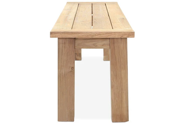 OUTFLEXX Sitzbank, Natur, Recyceltes SLVK-Teakholz, 170 X 40 X 45 Cm 7 OUTFLEXX Sitzbank, Natur, Recyceltes SLVK-Teakholz, 170 X 40 X 45 Cm – Bild 7