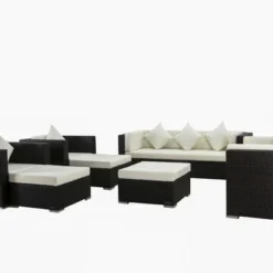 OUTFLEXX Loungemöbel-Set, Braun, Polyrattan, Für 9 Personen, Inkl. Kaffeetisch, Wasserfeste Kissenbox 10 OUTFLEXX Loungemöbel-Set, Braun, Polyrattan, Für 9 Personen, Inkl. Kaffeetisch, Wasserfeste Kissenbox -Günstiges Garten Perle Geschäft 3 1599 BOX B.jpg