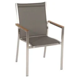 STERN Cardiff Esstischgarnitur, Taupe/silber, Edelstahl/Textil, 160 X 90 Cm, 4 Pers., FSC-Teakholz 9 STERN Cardiff Esstischgarnitur, Taupe/silber, Edelstahl/Textil, 160 X 90 Cm, 4 Pers., FSC-Teakholz -Günstiges Garten Perle Geschäft 3 16512.jpg