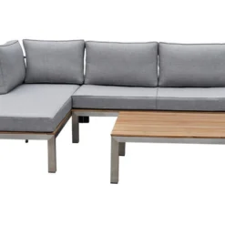 OUTFLEXX Loungemöbel, Silber/grau, Edelstahl/FSC-Teakholz/Textil, Für 4 Personen, Inkl. Kaffeetisch 16 OUTFLEXX Loungemöbel, Silber/grau, Edelstahl/FSC-Teakholz/Textil, Für 4 Personen, Inkl. Kaffeetisch -Günstiges Garten Perle Geschäft 3 18298.jpg