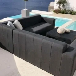 OUTFLEXX Bite Loungeset, Sooty, Alu/Sunbrella, 5 Personen, 2 Kaffeetische, Je 90 X 45 X 35 Cm 7 OUTFLEXX Bite Loungeset, Sooty, Alu/Sunbrella, 5 Personen, 2 Kaffeetische, Je 90 X 45 X 35 Cm -Günstiges Garten Perle Geschäft 3 18519.jpg