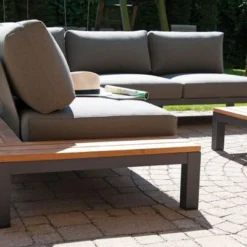 SONNENPARTNER Equila Loungegruppe, Anthrazit, Alu/Teakholz, 5 Personen, Inkl. Polster 11 SONNENPARTNER Equila Loungegruppe, Anthrazit, Alu/Teakholz, 5 Personen, Inkl. Polster -Günstiges Garten Perle Geschäft 3 18656.jpg