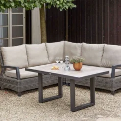SIENA GARDEN Corido 2-Sitzer Sofa, Charcoal, Alu / Gardino®-Geflecht, 136x83x88 Cm, Armlehne Links -Günstiges Garten Perle Geschäft 3 20190.jpg