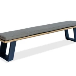 OUTFLEXX Bank, Dark Grey/natur, Alu/recycled FSC®-Teak, 240x100x45cm, Mit Baumkante -Günstiges Garten Perle Geschäft 3 20317.jpg