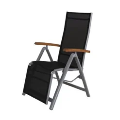 VILLANA Esstischset, Silber/schwarz, Alu/FSC-Akazie, Gartentisch 150 X 90 Cm, 2 Relaxsessel, 4 Stapelsessel 8 VILLANA Esstischset, Silber/schwarz, Alu/FSC-Akazie, Gartentisch 150 X 90 Cm, 2 Relaxsessel, 4 Stapelsessel -Günstiges Garten Perle Geschäft 3 21286.jpg