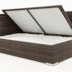 OUTFLEXX 2-Sitzer Ecksofa, Braun Marmoriert, Polyrattan, 145 X 85 X 70 Cm, Wasserfeste Kissenbox, Armlehne Re. 14 OUTFLEXX 2-Sitzer Ecksofa, Braun Marmoriert, Polyrattan, 145 X 85 X 70 Cm, Wasserfeste Kissenbox, Armlehne Re. -Günstiges Garten Perle Geschäft 4 15734 4 BOX.jpg