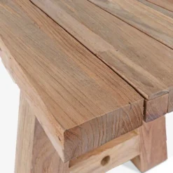 OUTFLEXX Gartenbank XXL, Natur, Recyceltes FSC®-Teakholz, 220x40cm, Rustikal Gebürstet -Günstiges Garten Perle Geschäft 4 15865.jpg