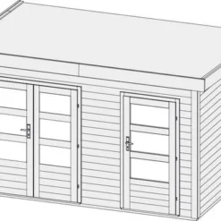 KARIBU Gartenhaus Schönbuch, Fichtenholz 38 Mm, Naturbelassen 7 KARIBU Gartenhaus Schönbuch, Fichtenholz 38 Mm, Naturbelassen -Günstiges Garten Perle Geschäft 4 18040 1.jpg
