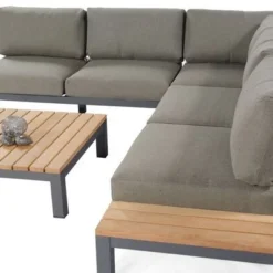 SONNENPARTNER Equila Loungegruppe, Anthrazit, Alu/Teakholz, 5 Personen, Inkl. Polster 12 SONNENPARTNER Equila Loungegruppe, Anthrazit, Alu/Teakholz, 5 Personen, Inkl. Polster -Günstiges Garten Perle Geschäft 4 18656.jpg