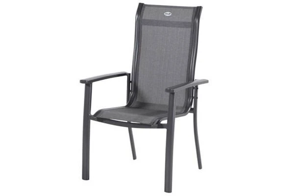 HARTMAN Sondermodell Yasmani/Alice Comfort Esstischgruppe, Xerix, Alu/Teakholz, 240x100cm, 6 Stapel-, 2 Multipositionssessel 4 HARTMAN Sondermodell Yasmani/Alice Comfort Esstischgruppe, Xerix, Alu/Teakholz, 240x100cm, 6 Stapel-, 2 Multipositionssessel – Bild 4