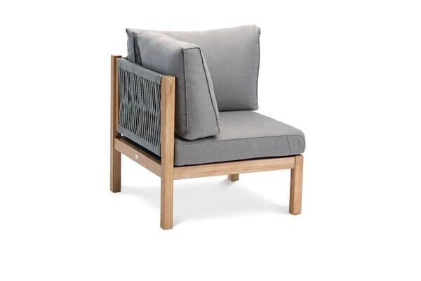 BEST Madagaskar Loungeset, Grau, Grandis/Fishbone-Geflecht, 5 Personen, Inkl. Tisch Und Polster 4 BEST Madagaskar Loungeset, Grau, Grandis/Fishbone-Geflecht, 5 Personen, Inkl. Tisch Und Polster – Bild 4