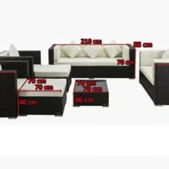 OUTFLEXX Loungemöbel-Set, Braun, Polyrattan, Für 9 Personen, Inkl. Kaffeetisch, Wasserfeste Kissenbox 12 OUTFLEXX Loungemöbel-Set, Braun, Polyrattan, Für 9 Personen, Inkl. Kaffeetisch, Wasserfeste Kissenbox -Günstiges Garten Perle Geschäft 5 1599 BOX B.jpg
