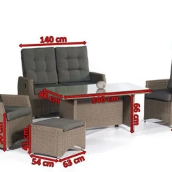 SUNNY SMART Roseville Loungegruppe, Grey-white, Für 4 Personen, Inkl. Polster 9 SUNNY SMART Roseville Loungegruppe, Grey-white, Für 4 Personen, Inkl. Polster -Günstiges Garten Perle Geschäft 5 16520.jpg