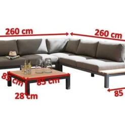 SONNENPARTNER Equila Loungegruppe, Anthrazit, Alu/Teakholz, 5 Personen, Inkl. Polster 13 SONNENPARTNER Equila Loungegruppe, Anthrazit, Alu/Teakholz, 5 Personen, Inkl. Polster -Günstiges Garten Perle Geschäft 5 18656.jpg