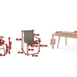 STERN Cardiff Set, Silber/taupe, Edelstahl/Teak, Tisch A-Gestell 200 X 100 Cm, 6 Stapel-, 2 Multipositionssessel 12 STERN Cardiff Set, Silber/taupe, Edelstahl/Teak, Tisch A-Gestell 200 X 100 Cm, 6 Stapel-, 2 Multipositionssessel -Günstiges Garten Perle Geschäft 5 19714.jpg