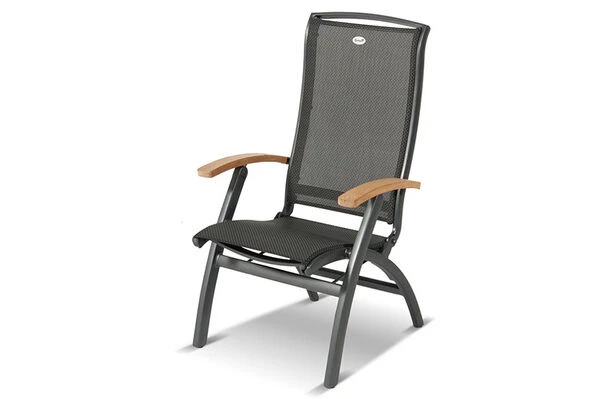 HARTMAN Xanadu / Da Vinci Sitzgruppe, Xerix/anthrazit, Alu/Teakholz, 6 Diningsessel, 2 Multipos, 220x100cm 5 HARTMAN Xanadu / Da Vinci Sitzgruppe, Xerix/anthrazit, Alu/Teakholz, 6 Diningsessel, 2 Multipos, 220x100cm – Bild 5