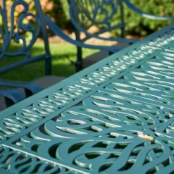 HARTMAN Amalfi Esstischgarnitur, Dunkelgrün, Alu-Guss, 6 Diningsessel, Inkl. Polster, 214x112 Cm 18 HARTMAN Amalfi Esstischgarnitur, Dunkelgrün, Alu-Guss, 6 Diningsessel, Inkl. Polster, 214x112 Cm -Günstiges Garten Perle Geschäft 5 21183.jpg