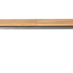 STERN Polaris Esstischgruppe, Silbergrau, Edelstahl/FSC-Teak, Tisch 220/340 X 100 Cm, 6 Stapelsessel -Günstiges Garten Perle Geschäft 6 18083.jpg