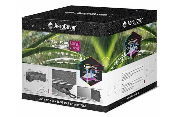 AeroCover Schutzhülle In L-Form Für Lounge Sets, Mit Trapez-Ecke, 255 X 255 X 90 X 65/90 Cm 7 AeroCover Schutzhülle In L-Form Für Lounge Sets, Mit Trapez-Ecke, 255 X 255 X 90 X 65/90 Cm – Bild 7