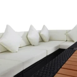 OUTFLEXX Loungemöbel-Set Polyrattan, Schwarz, Für 5 Personen, Inkl. Loungetisch, Wasserfeste Kissenbox 13 OUTFLEXX Loungemöbel-Set Polyrattan, Schwarz, Für 5 Personen, Inkl. Loungetisch, Wasserfeste Kissenbox -Günstiges Garten Perle Geschäft 7 1714 BOX D.jpg
