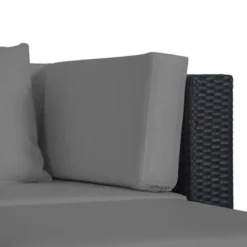 OUTFLEXX Loungemöbel-Set, Schwarz, Polyrattan, 6 Personen, Wasserfeste Kissenbox, Inkl. Kaffeetisch 17 OUTFLEXX Loungemöbel-Set, Schwarz, Polyrattan, 6 Personen, Wasserfeste Kissenbox, Inkl. Kaffeetisch -Günstiges Garten Perle Geschäft 7 18229 BOX B.jpg