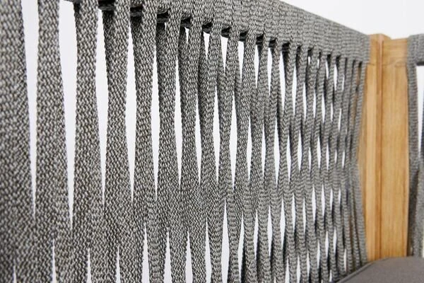 BEST Madagaskar Loungeset, Grau, Grandis/Fishbone-Geflecht, 5 Personen, Inkl. Tisch Und Polster 7 BEST Madagaskar Loungeset, Grau, Grandis/Fishbone-Geflecht, 5 Personen, Inkl. Tisch Und Polster – Bild 7