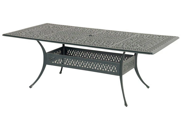 HARTMAN Amalfi Esstischgarnitur, Dunkelgrün, Alu-Guss, 6 Diningsessel, Inkl. Polster, 214x112 Cm 9 HARTMAN Amalfi Esstischgarnitur, Dunkelgrün, Alu-Guss, 6 Diningsessel, Inkl. Polster, 214x112 Cm – Bild 9